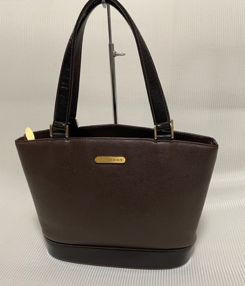 □1円スタート□バーバリー BURBERRY ハンドバッグ トートバッグ