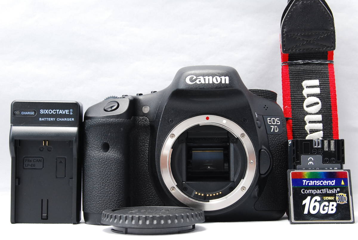 キャノン Canon EOS 7D ボディ ≪ショット数約7000≫ フォーマット済CF