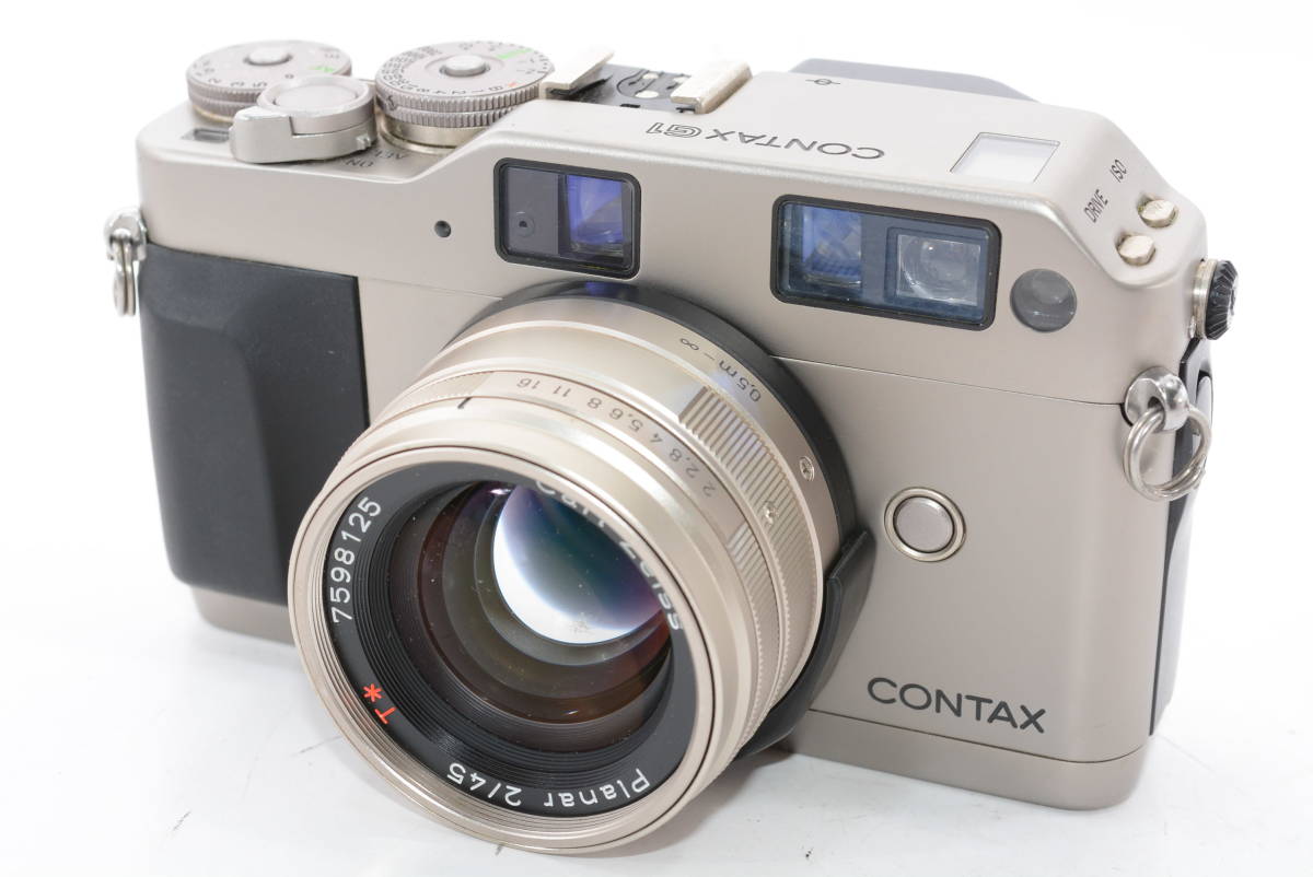 GY463 美品 コンタックス CONTAX G1 ボディ Carl Zeiss 2/45 レンズ