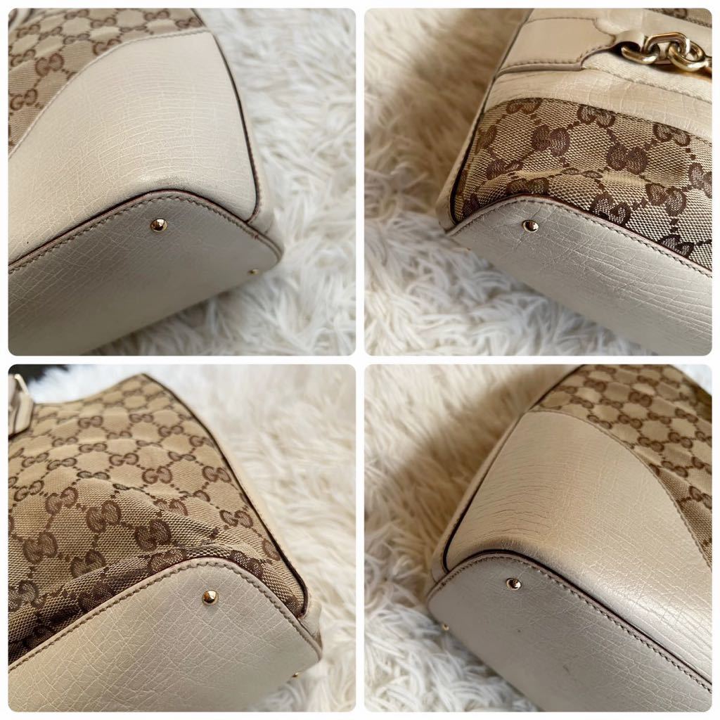 ○美品 GUCCI グッチ 特大ホースビット トートバッグ ハンド