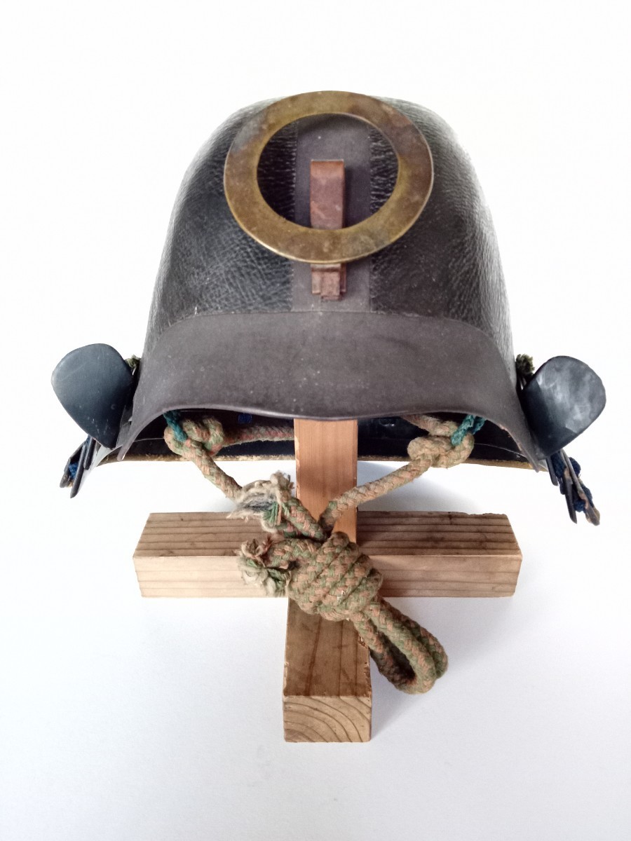 兜 頭形兜 鎧 冑 甲冑 日輪前立 鉄製革張りカブト 兜立て付き 鉄かぶと よろい samurai サムライ 武士武具 検索 刀剣鐔面頬 ...