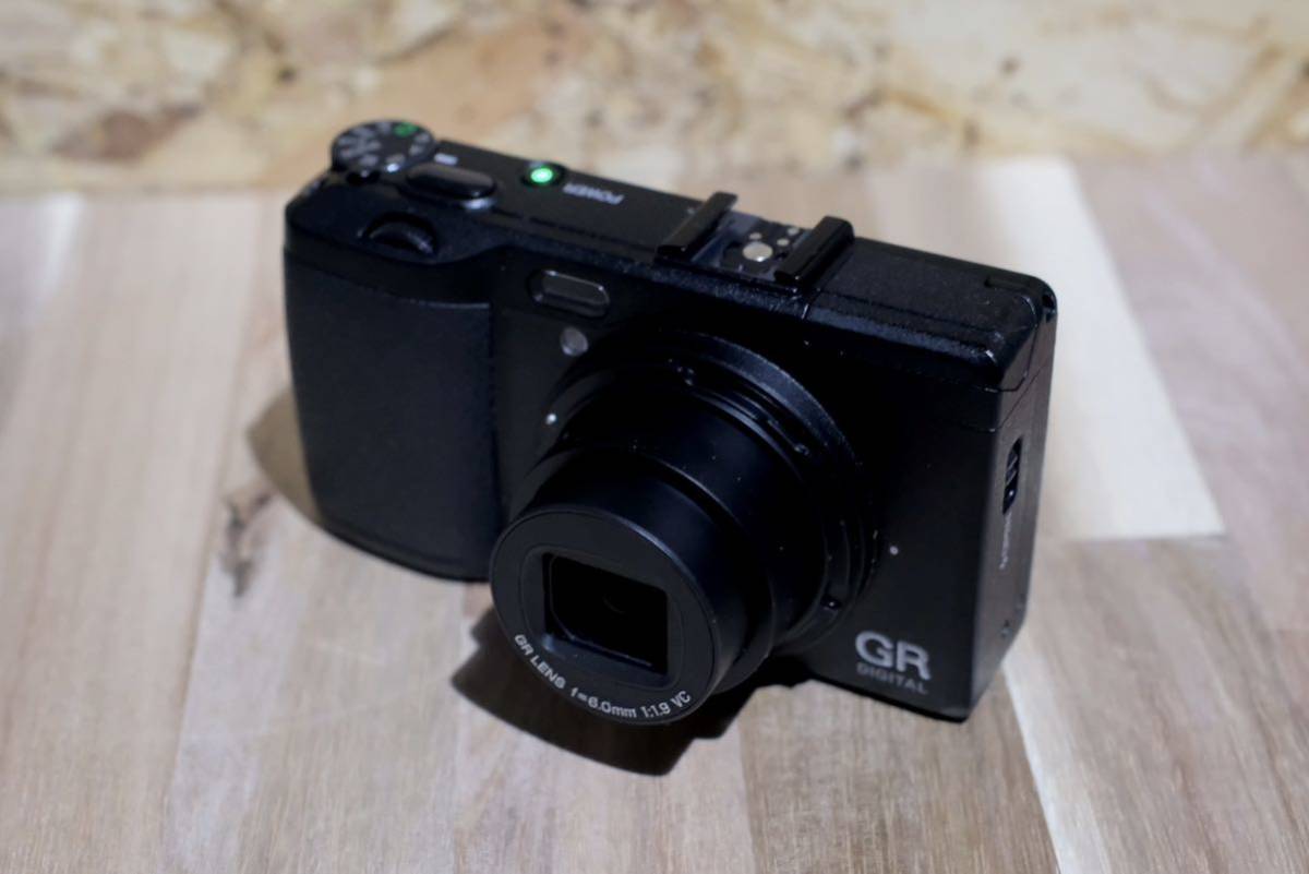 RICHO GR DIGITAL Ⅳ f=6.0mm 1:1.9 VC 外観良質 中古 ジャンク