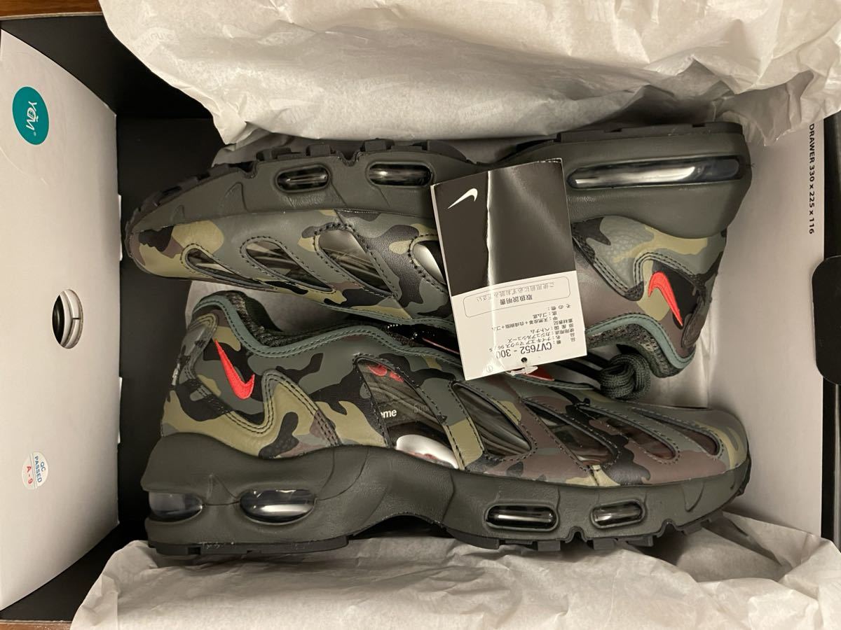 新品未使用品 Supreme NIKE Air Max 96 Dark Army Camo シュプリーム