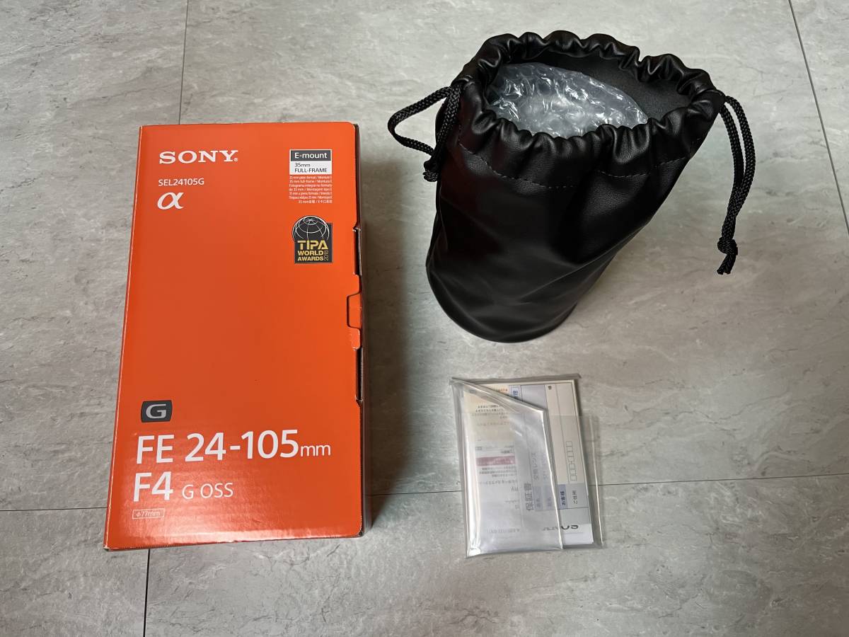 美品】SONY／Eマウント・フルサイズ／SEL24105G／FE 24-105mm F4 G OSS