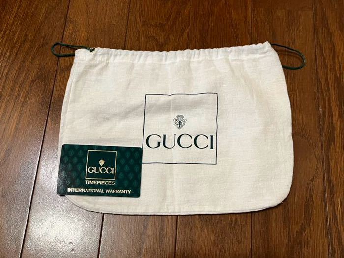 グッチ保存袋巾着袋白色カード収納袋布袋保管袋正規品GUCCI /【Buyee