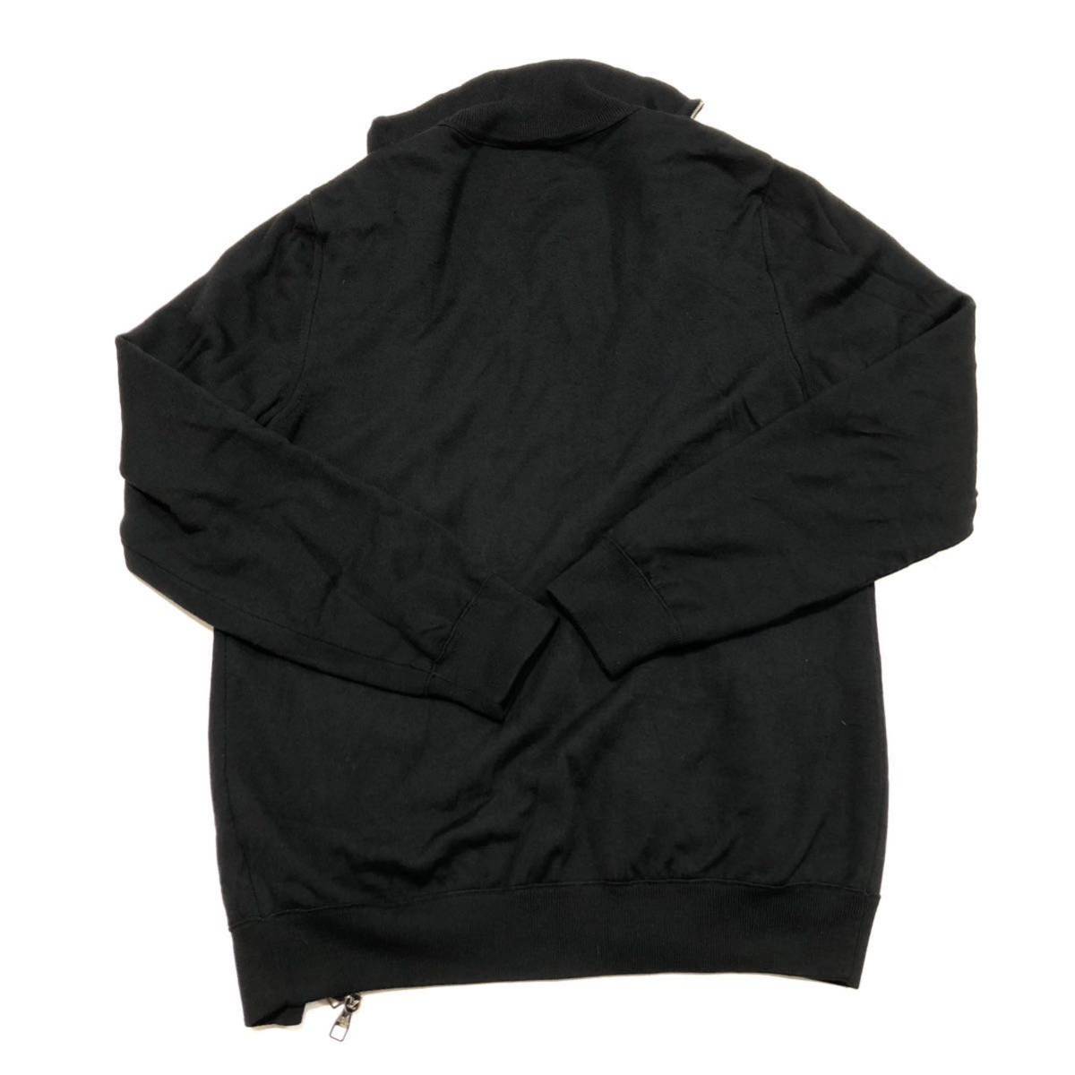 正規品Louis Vuitton黒セーター(肩にロゴあり)Mサイズ