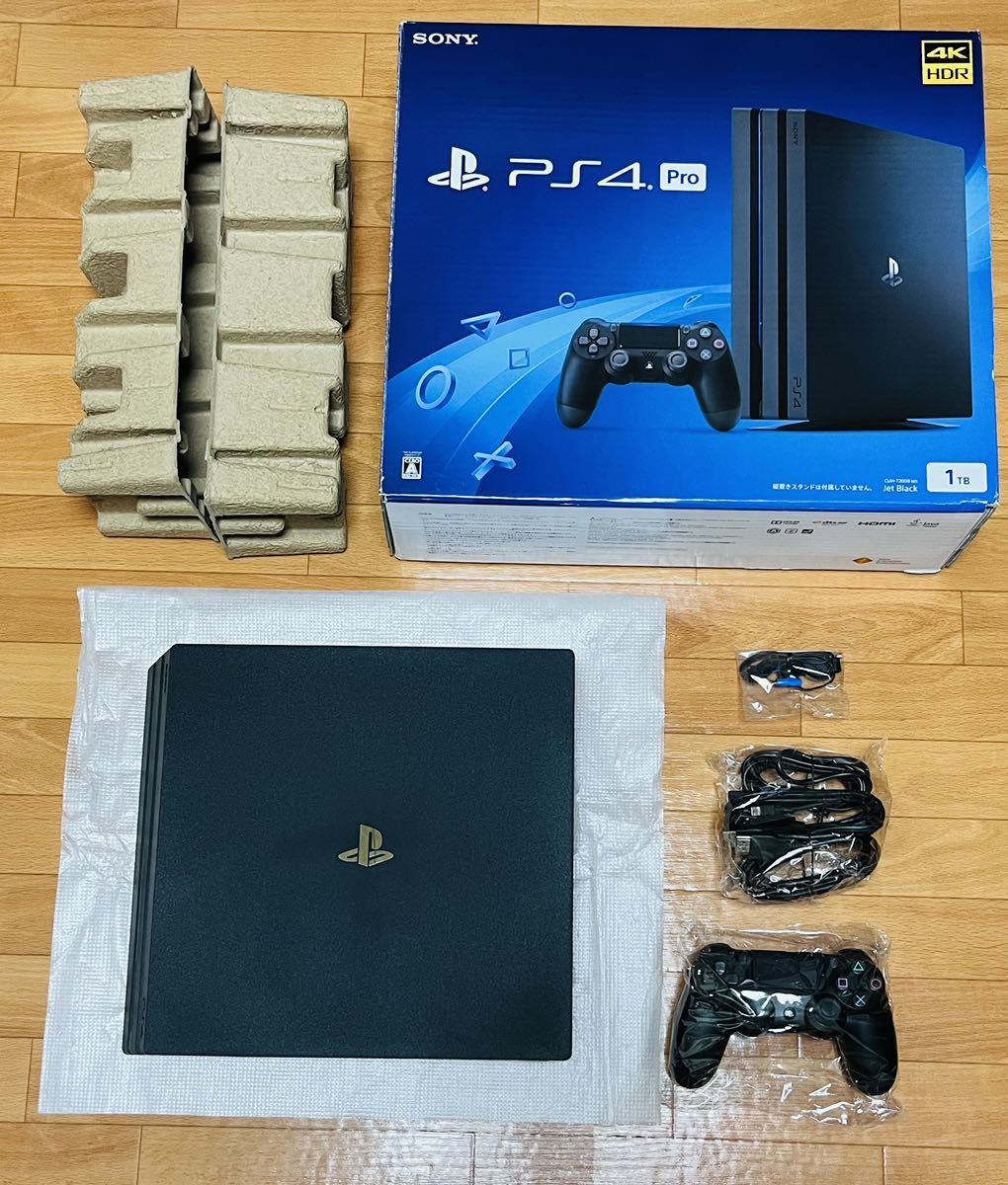 1円】【超美品】PS4 セット 1TB ブラック SONY PlayStation4 Pro CUH ...