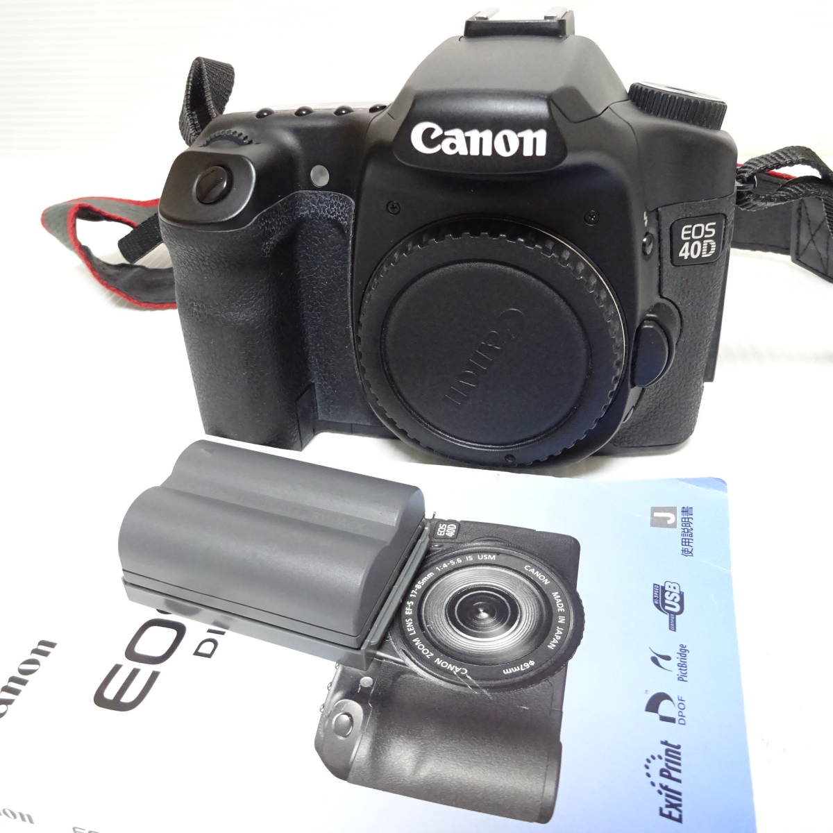 2297121/298/mrrz】Canon EOS 40D デジタル一眼カメラ 充電器無し 動作