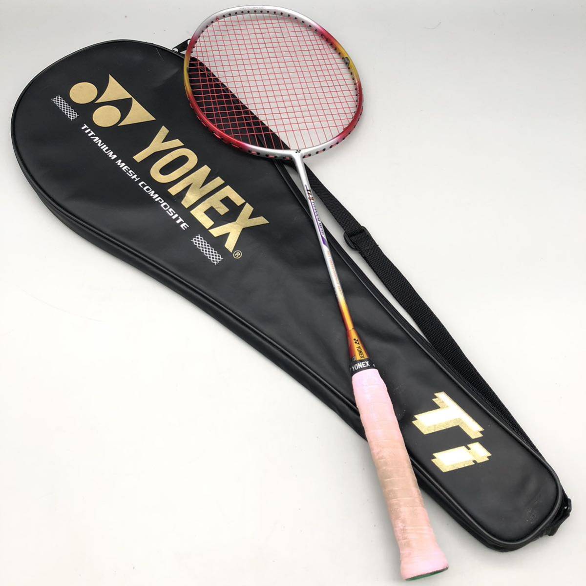 YONEX ヨネックス バドミントン ラケット Ti 1 TITANIUM MESH COMPOSITE シルバー シャフト チタン メッシュ