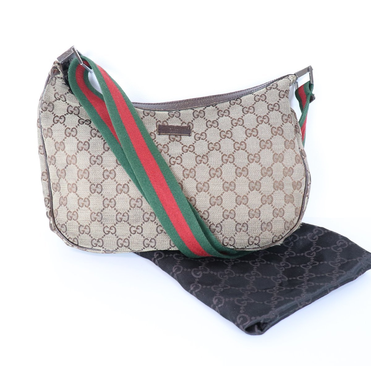 □GUCCI グッチ□ 122790 シェーリーライン GGキャンバス ショルダー