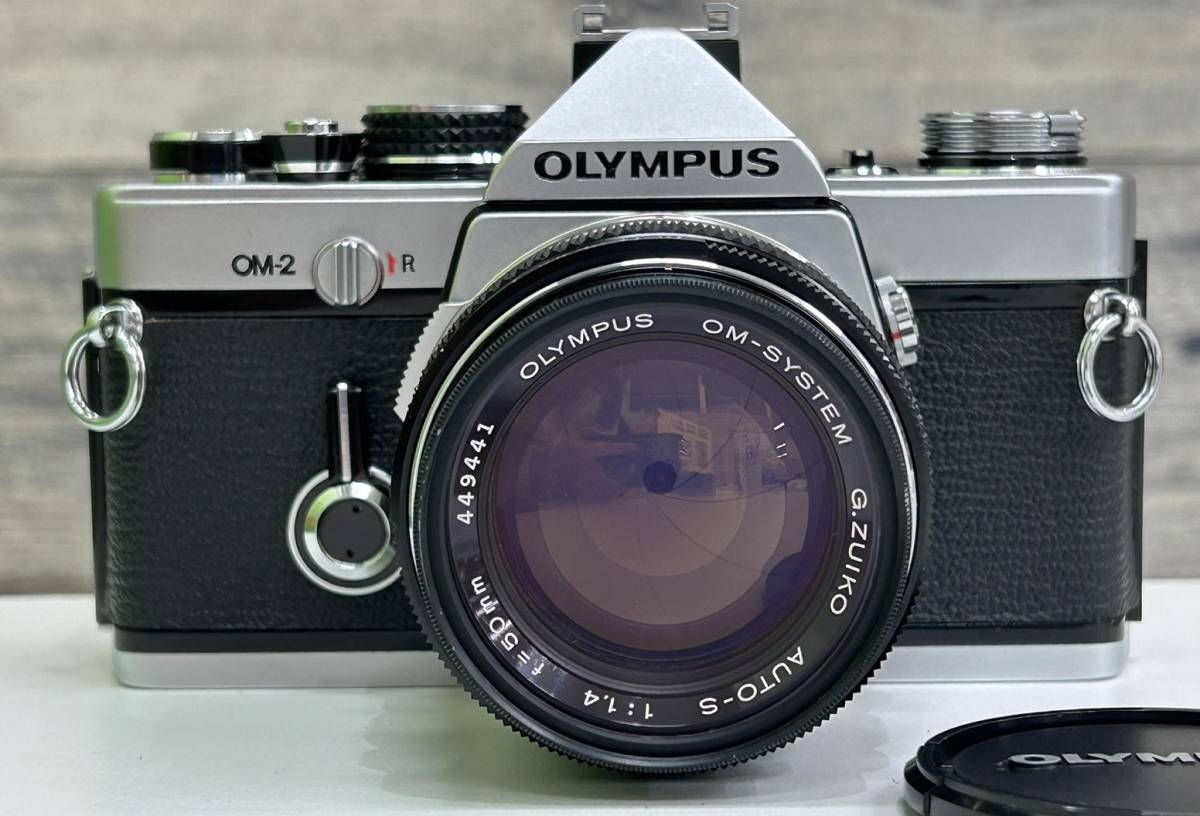 D-1410】OLYMPUS OM-2 50mm AUTO-S 1:1.4 動作未確認 オリンパス