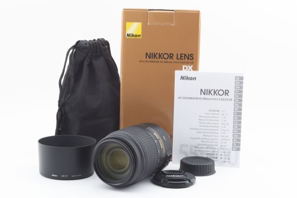 h77☆極上美品☆ Nikon ニコン AF-S NIKKOR 55-300mm F4.5-5.6 G ED VR