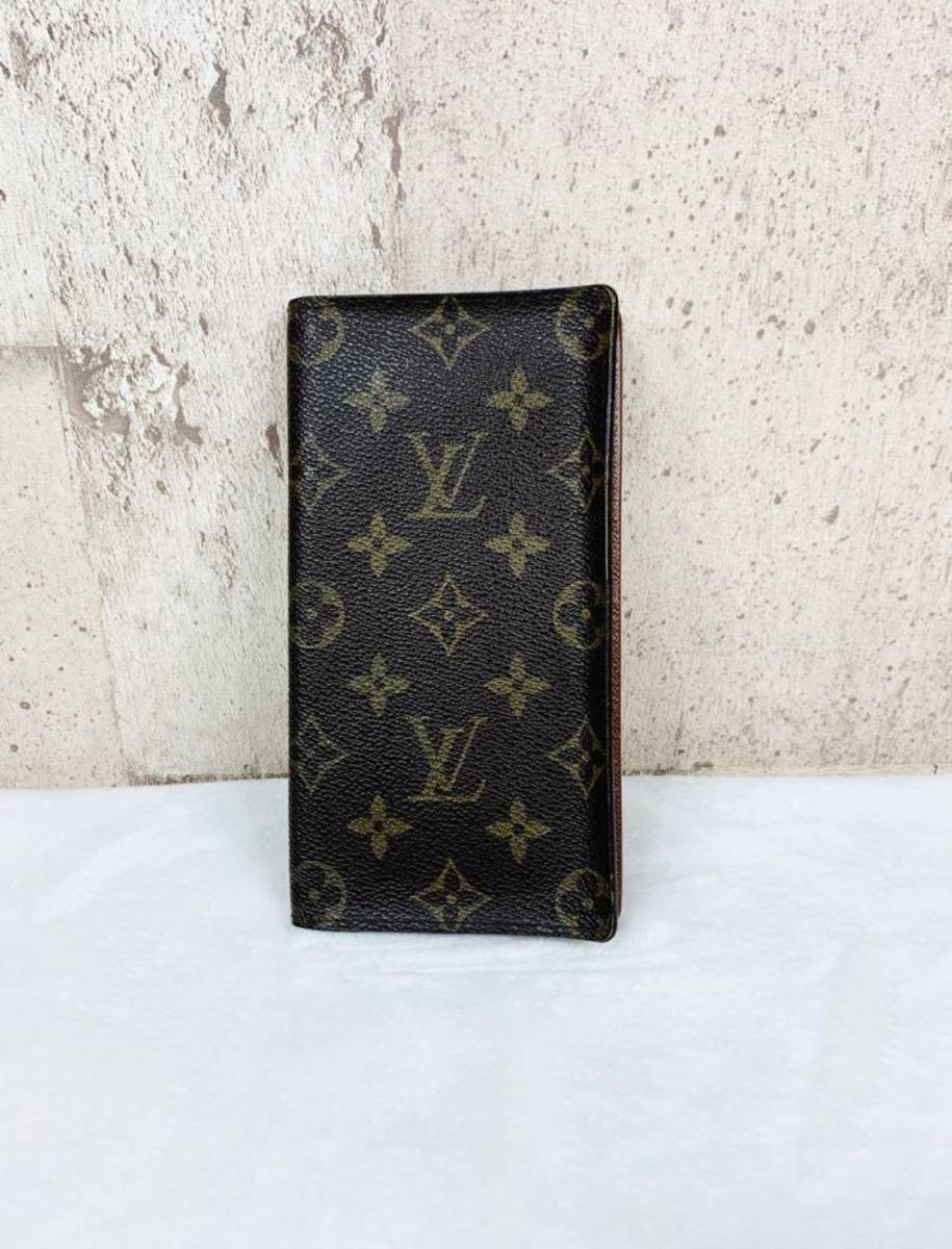 ルイヴィトン Louis Vuitton モノグラム 長財布 札入れ カード入れ 二