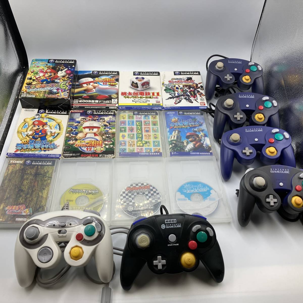 NINTENDO ニンテンドー GAMECUBE コントローラ ソフト HORI マリオカート どうぶつの森 ゲームキューブ GC 任天堂 未