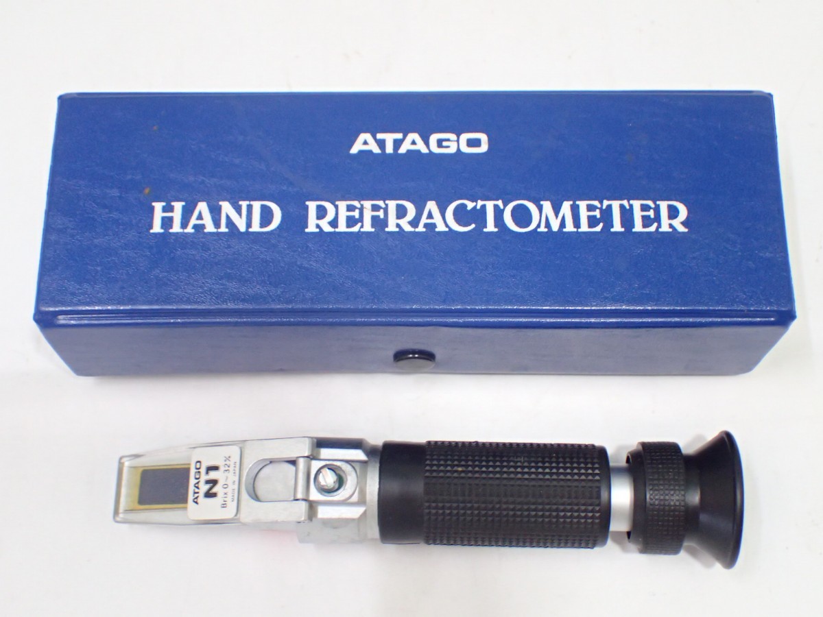 k4202 / ATAGO アタゴ HAND REFRACTOMETER 手持屈折計 2110W07 N1 Brix 0～32％ 測定器