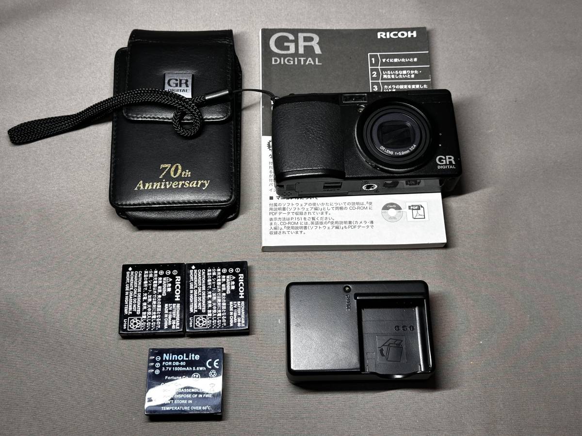 RICOH GR DIGITAL（70th Anniversaryケース付き）難あり品 /【Buyee