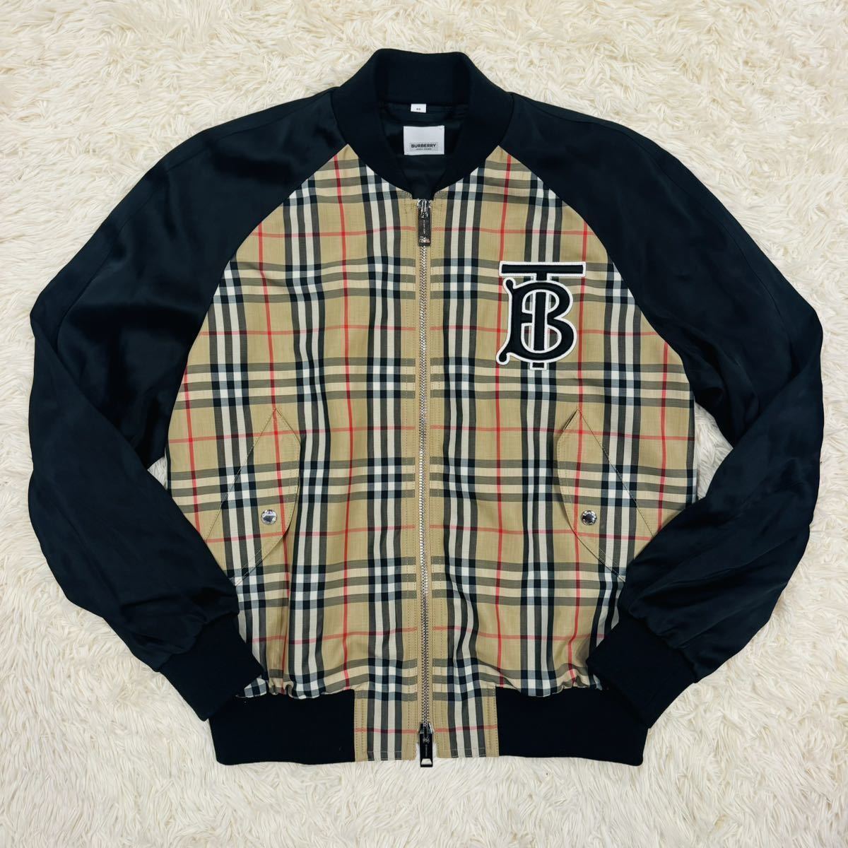 極美品】 1円〜 BURBERRY バーバリー ボマージャケット ブルゾン