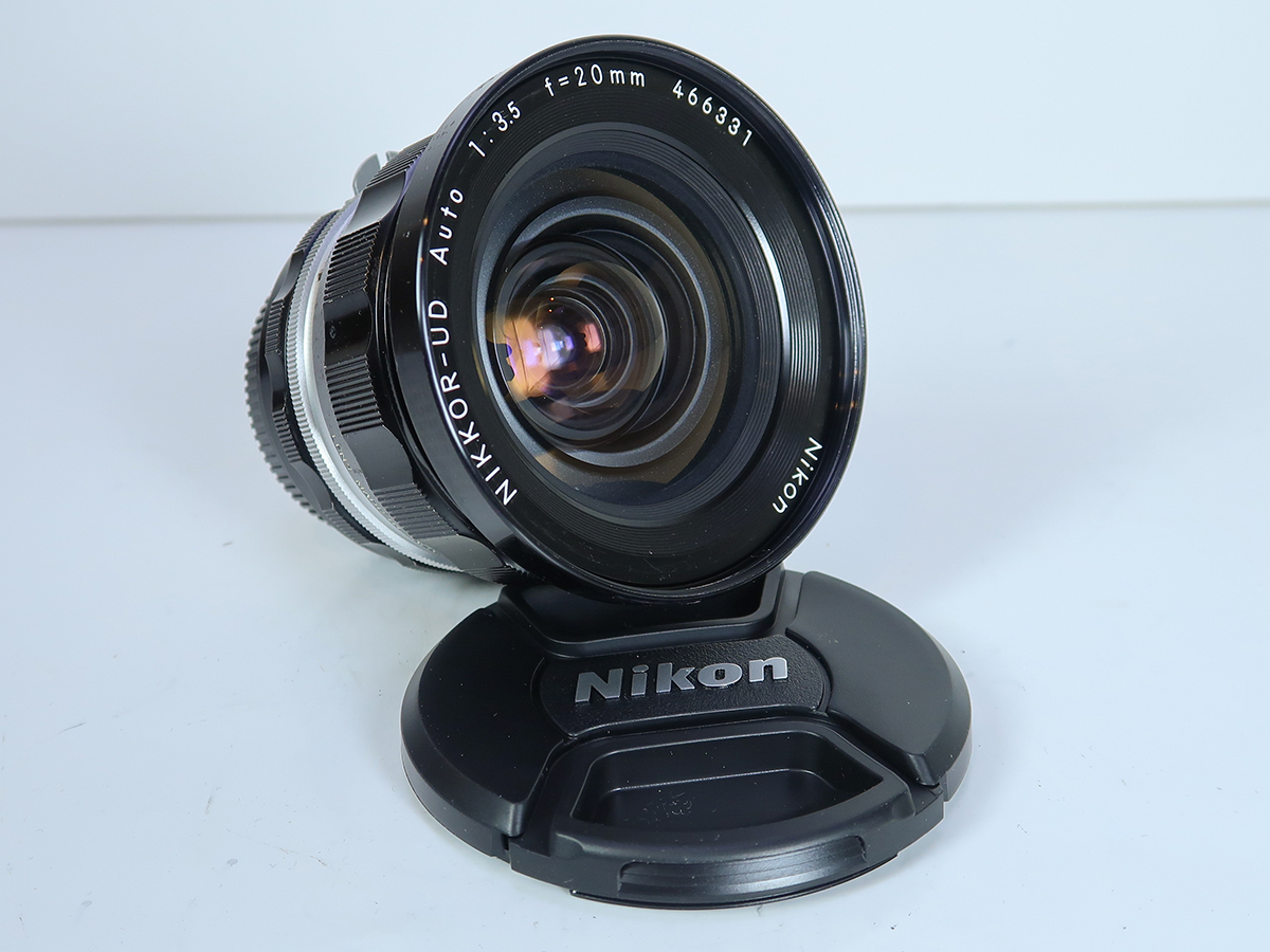 ニコン Nikon NIKKOR-UD Auto 20mm f3.5 非Ai 中古 前後キャップ付き