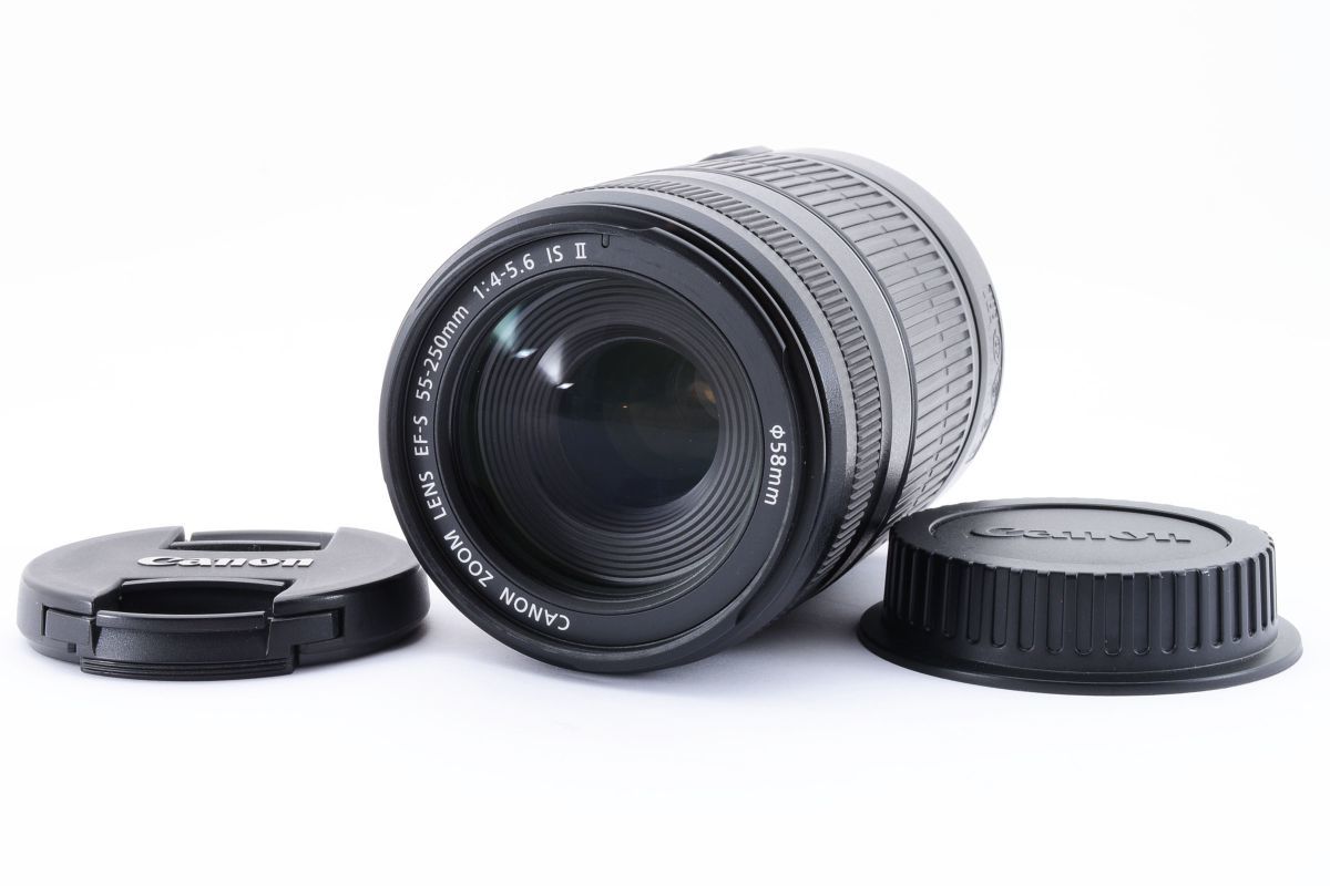 1118233 美品 Canon EF-S55-250mm f/4-5.6 IS Ⅱ 望遠レンズ /【Buyee