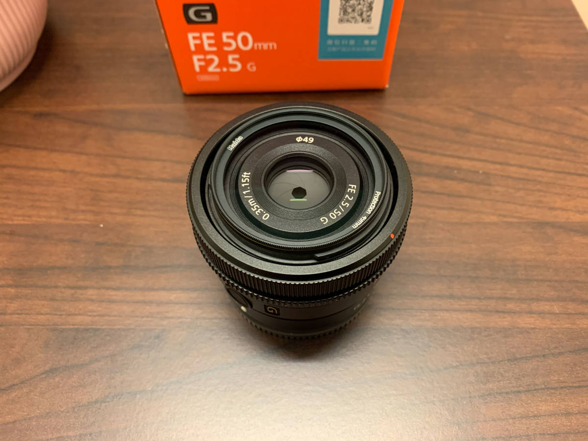 美品】 ソニー SONY FE 50mm F2.5 G SEL50F25G 標準単焦点レンズ 送料