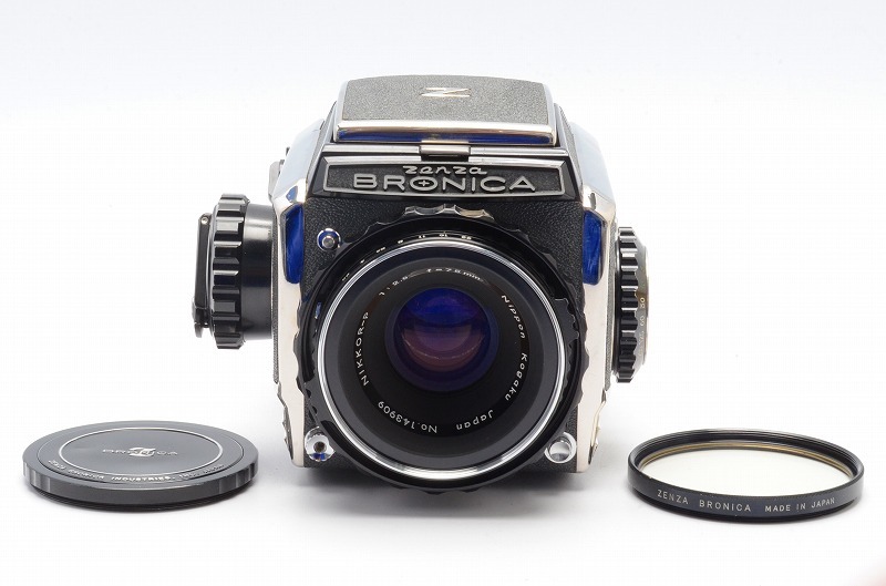 美品１円出品】ZENZA BRONICA S2 A Nikkor P 75mm F/2.8 フィルム