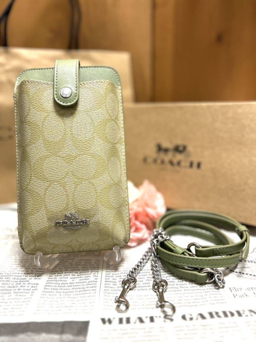 COACH コーチ スマホケース スマホショルダー ショルダーバッグ