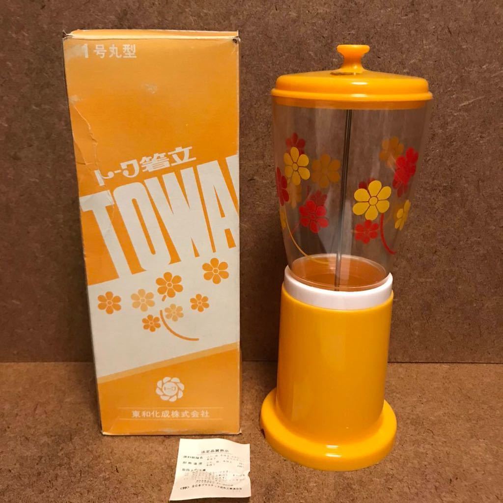 新品未使用】昭和レトロ トーワ 花柄 箸立て - 収納/キッチン雑貨