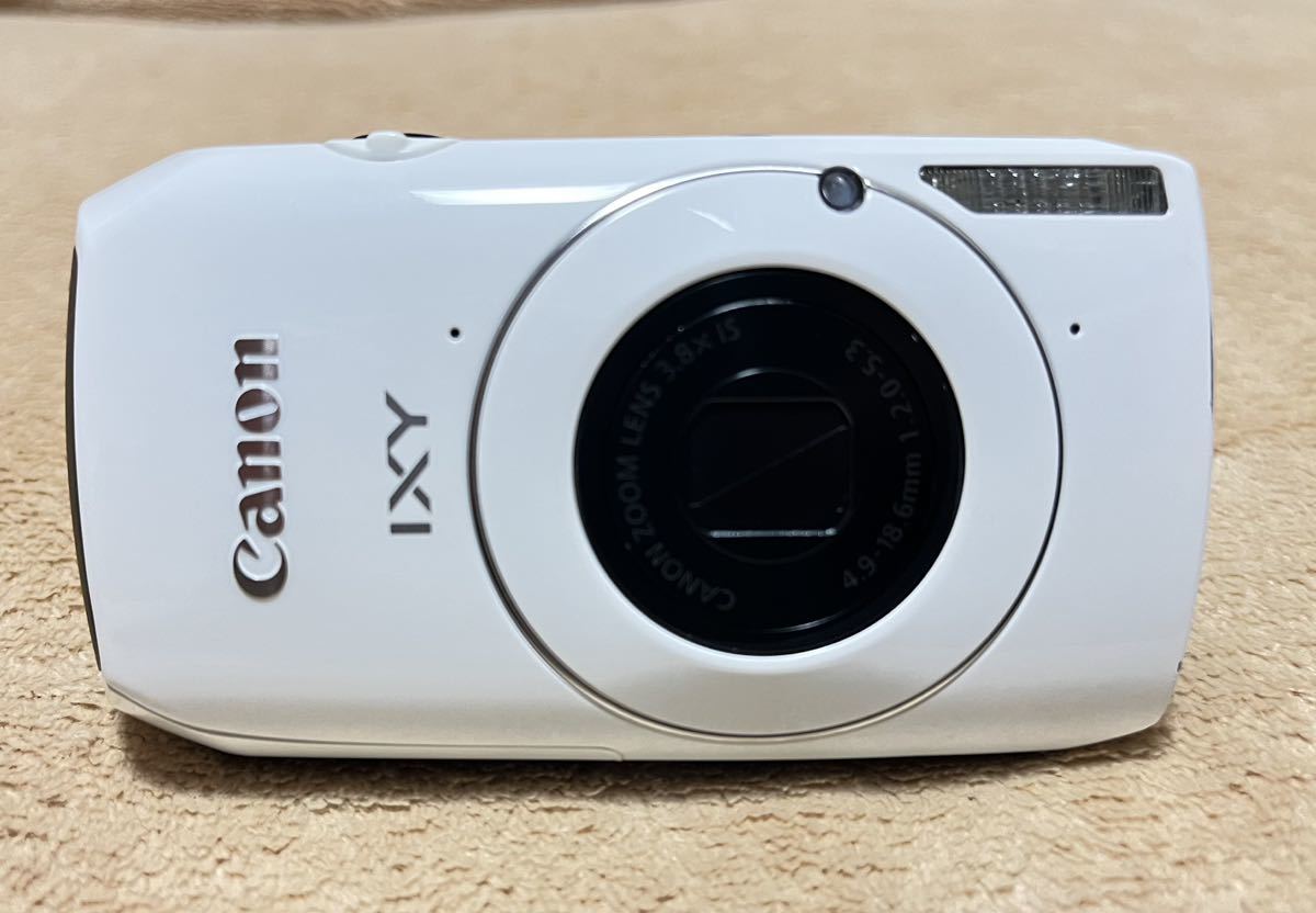 Canon キャノン IXY 30S コンパクトデジタルカメラ ホワイト 中古