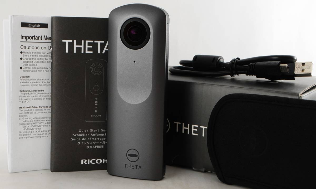 RICOH THETA V 試写のみ・ほぼ未使用美品♪