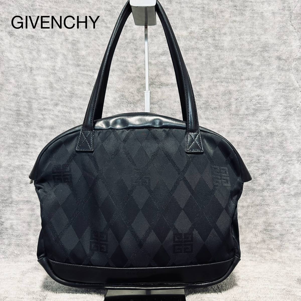 美品】Givenchy ジバンシィロゴ 2wayハンドバッグ ショルダーバッグ-