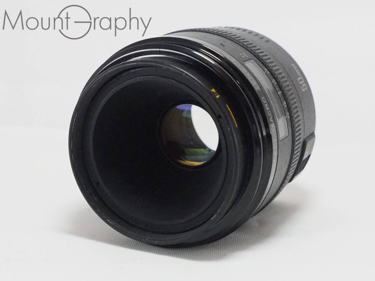 ☆実用美品☆ CANON キヤノン COMPACT-MACRO EF 50mm F2.5 ☆完動品