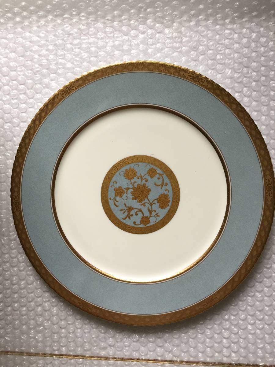 ノリタケNoritake ヨシノ直径約30㎝ 2枚セット水色&グリーン美品食器