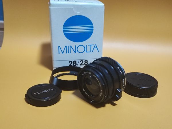 元箱付 難有り ミノルタ Minolta M Rokkor 28mm f/2.8 Lens レンズ