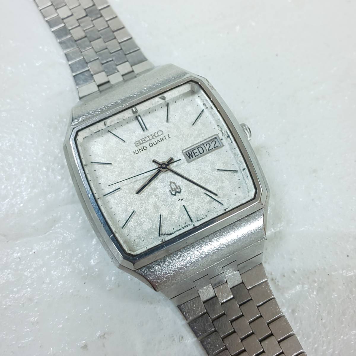 ◎セイコー◎SEIKO KING QUARTZ 5856-5000 キングクオーツ スクエア