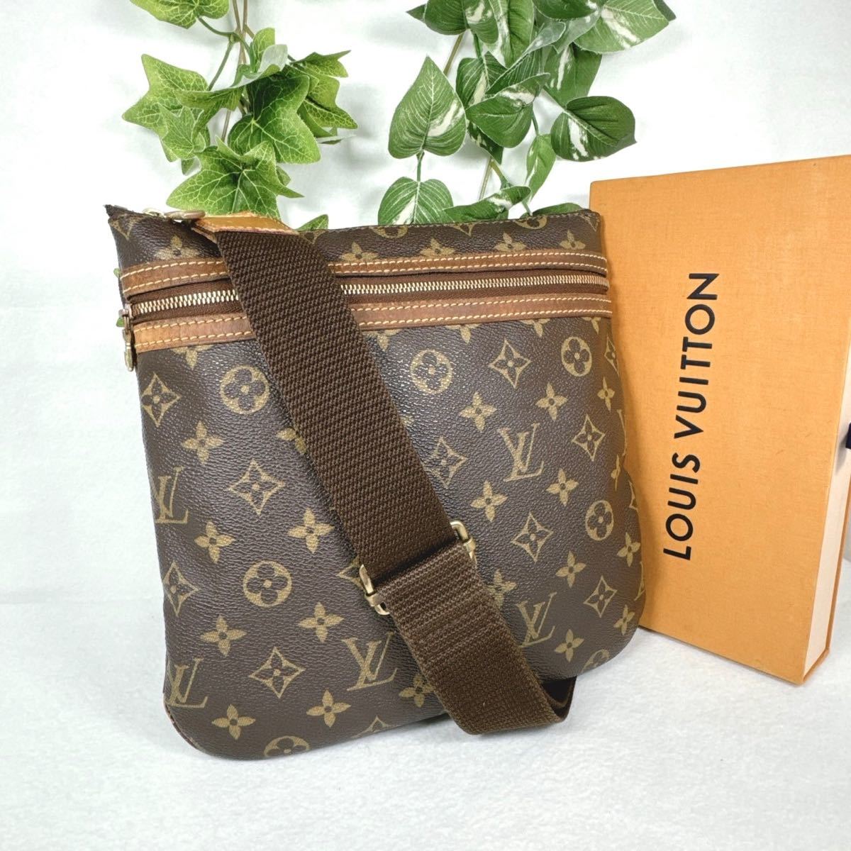 1円 ルイヴィトン LOUIS VUITTON モノグラム ポシェット ボスフォール