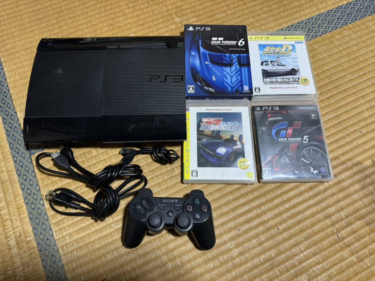 ☆動作確認済☆SONY PlayStation3 CECH-4200B+ソフト4本セット