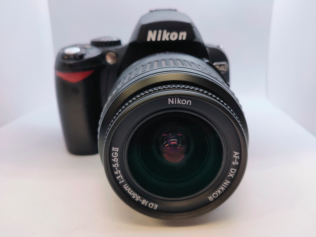 3708 【動作品】Nikon ニコン D40 デジタル一眼レフカメラ 標準ズーム