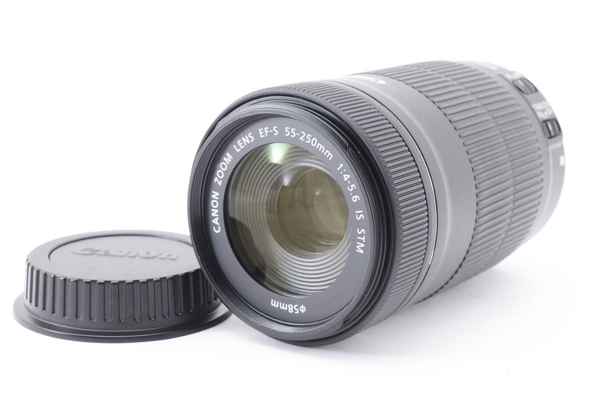 ☆外観極上品☆キャノン CANON EF-S 55-250mm F4-5.6 IS STM #2311290