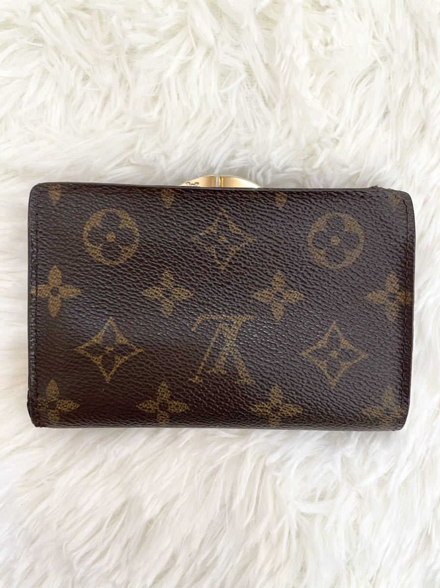 1円【正規品】LOUIS VUITTON ルイヴィトン モノグラム ポルト モネ