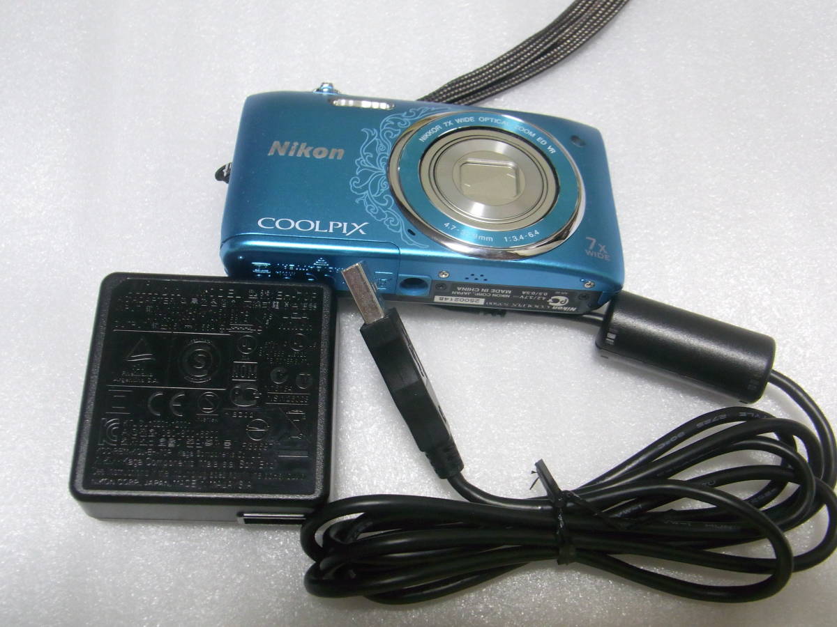 2005万画素コンデジ Nikon ＣOOLPIX S3500 デジタルカメラ ニコン