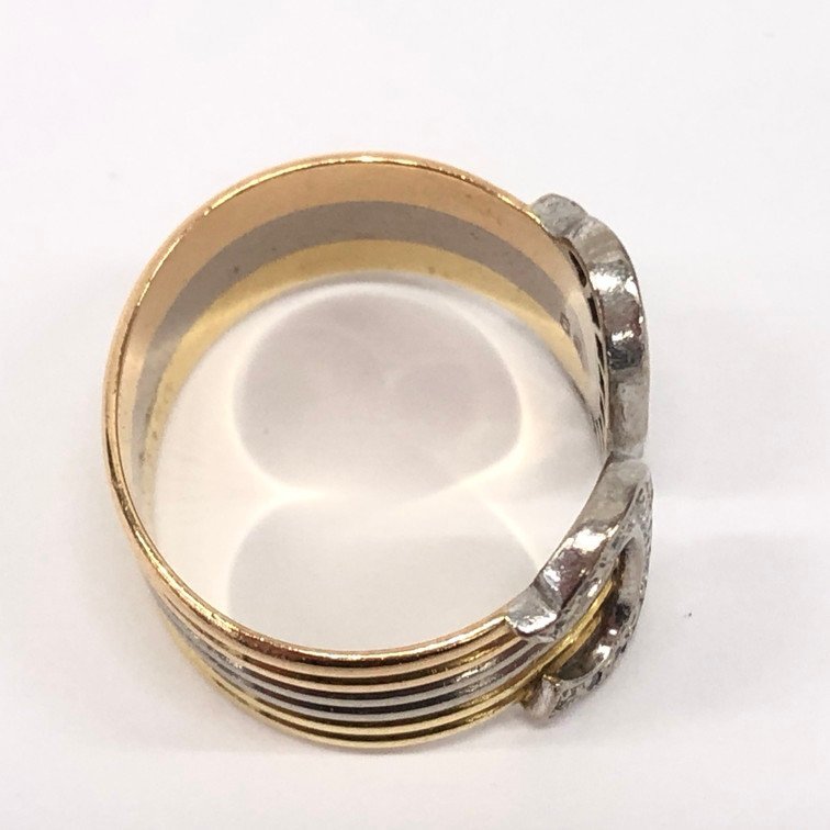 Cartier カルティエ K18 2Cリング 750刻印 D77456 総重量7.3g 17号 箱付き【BLAN0005】 /【Buyee ...