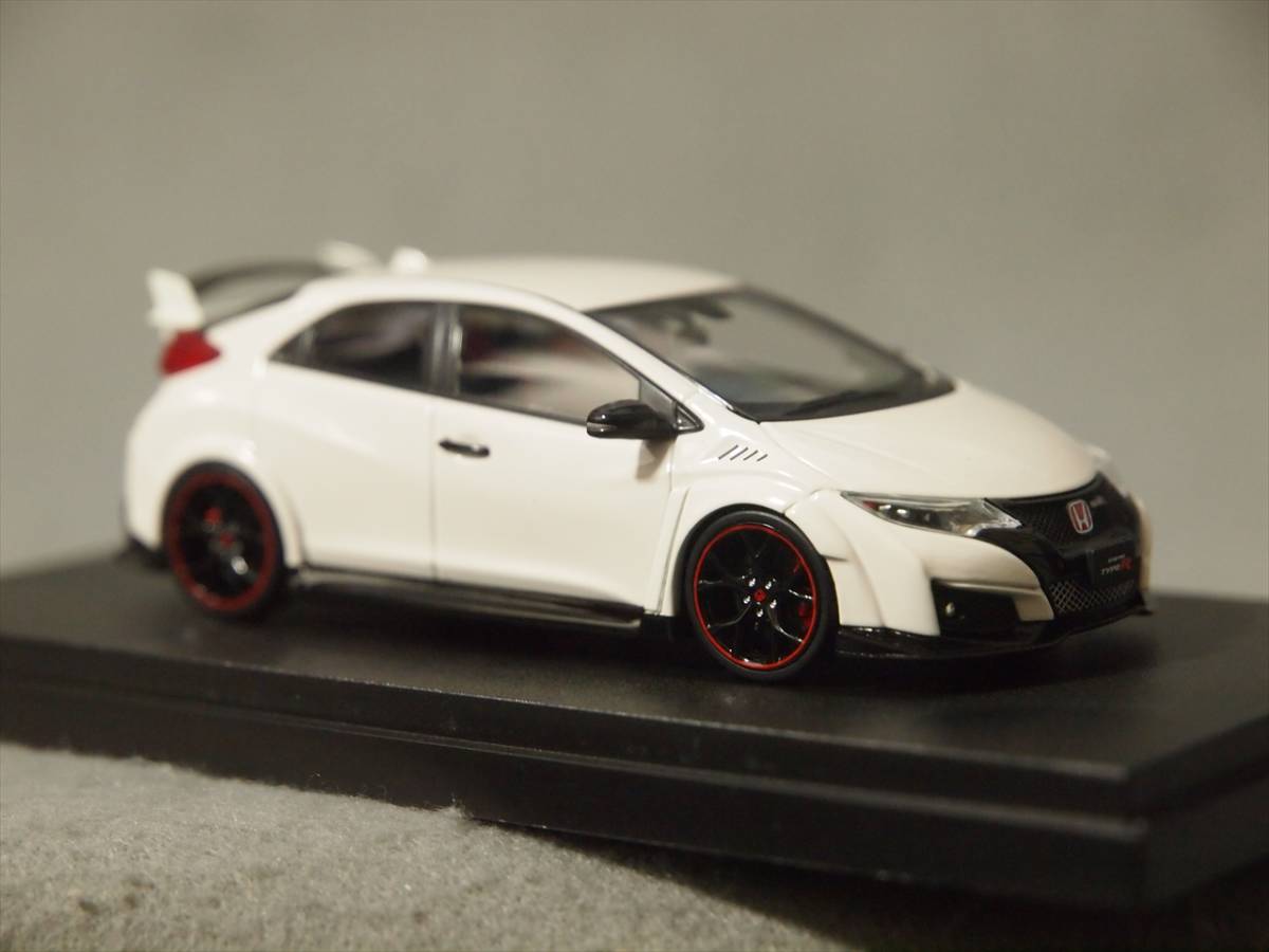 ホンダ シビック Type-R 2015年 FK2 Japan License Plate Championship White EBBRO ...