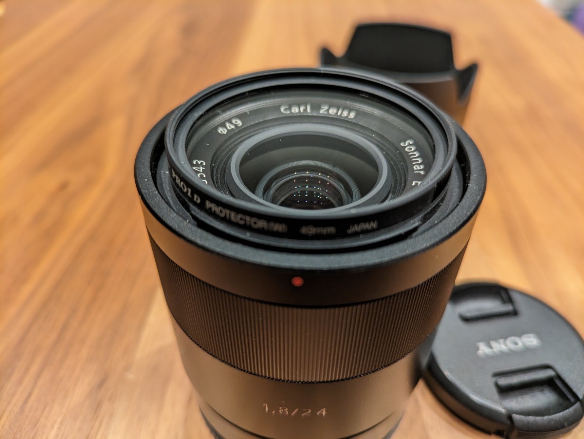 美品 SONY Zeiss Sonnar T* E 24mm F1.8 ZA SEL24F18Z 単焦点 /【Buyee