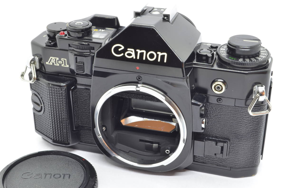 外観特上級】Canon キヤノン A-1 ブラックボディ フィルムカメラ