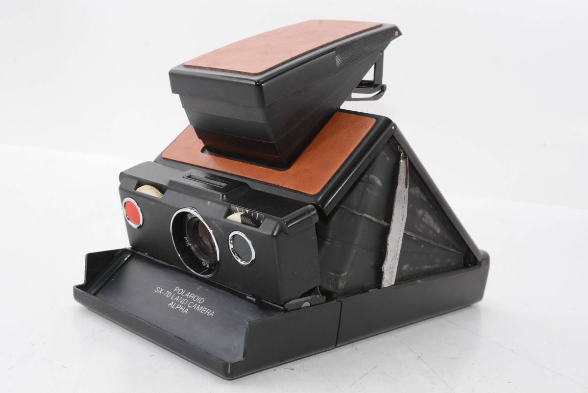 外観特上級】POLAROID SX-70 LAND CAMERA ポラロイドカメラ #h10117