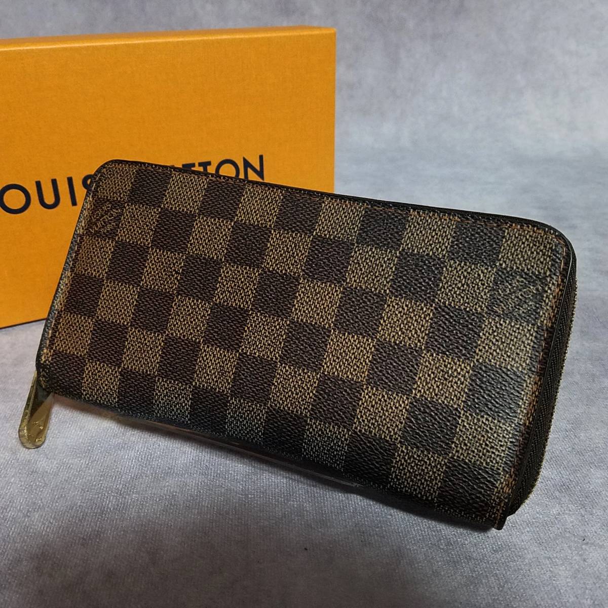 良好】 LOUIS VUITTON ルイヴィトン 正規品 本革 レザー ダミエ