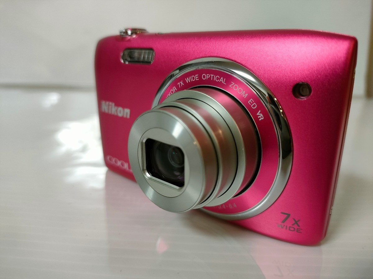 美品・センサー不良あり）Nikon デジタルカメラ COOLPIX S3500 光学7倍