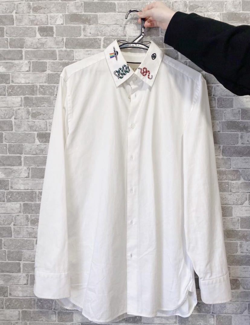 GUCCI ホワイトシャツ 刺繍 美品 /【Buyee】 bot-online