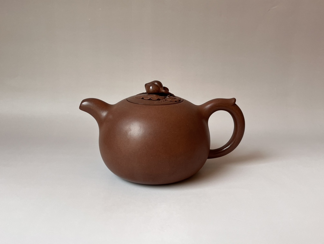 A00004 中国宜興紫砂壺急須黄玉麟茶壺茶器茶道具在銘時代物中国美術