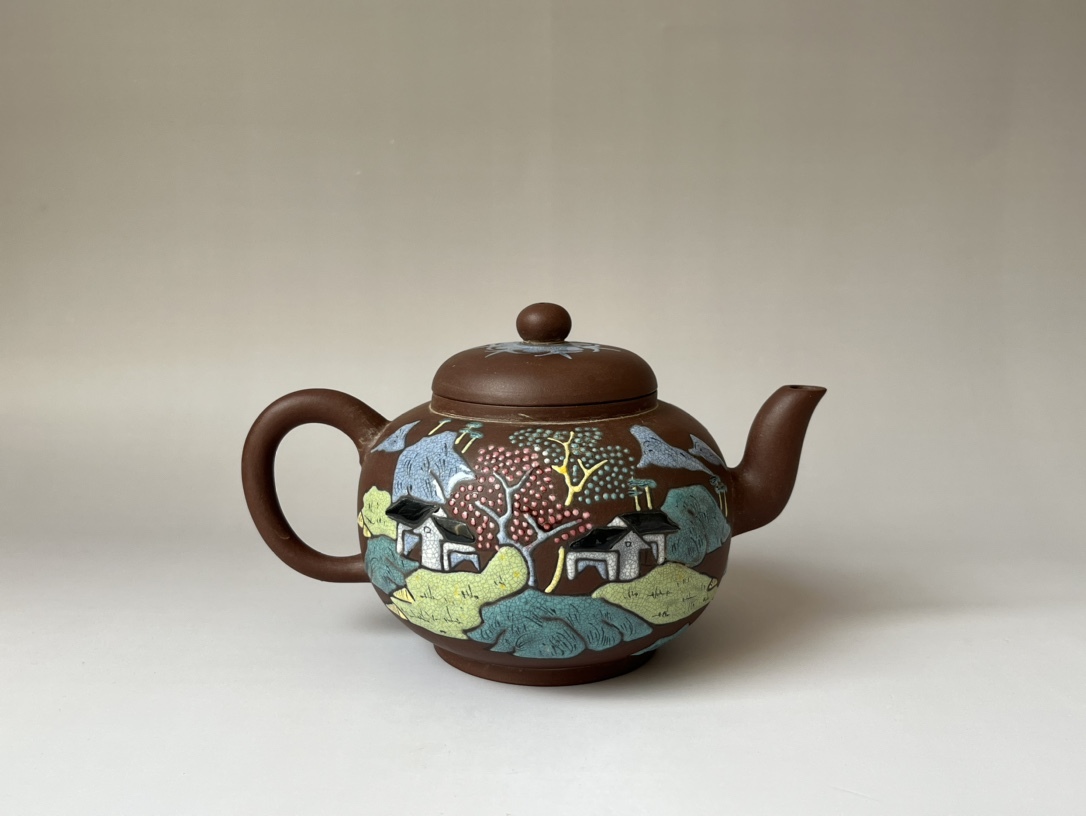 A000016 中国宜興紫砂壺急須茶壺茶器茶道具在銘時代物中国美術